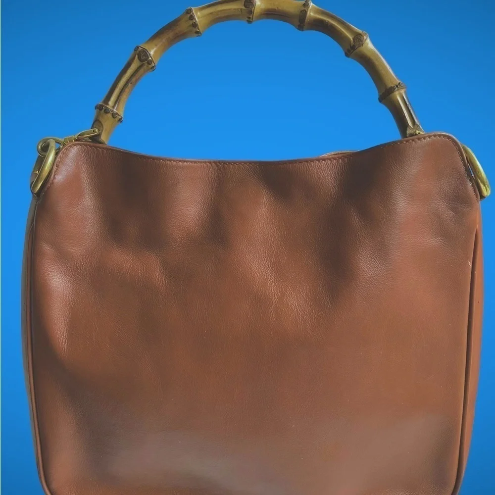 Bamboo calfskin cognac Gucci